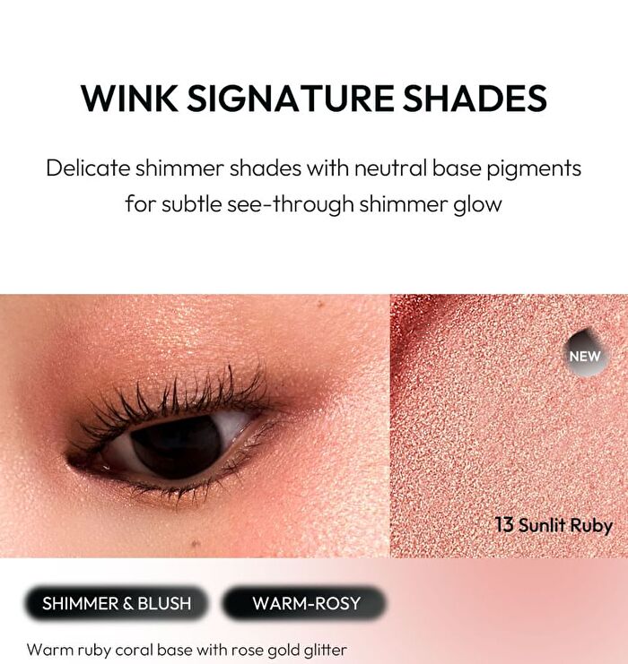Wink Eye Shimmer Light - 13 Colors - #02 Now Burnt