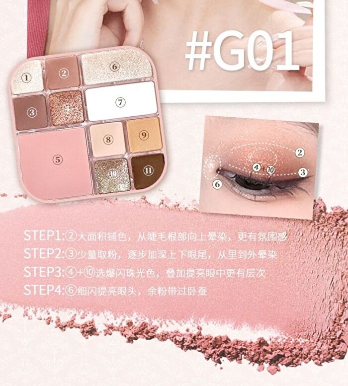Gogo Tales Ethereal Soft Veil Comprehensive Powder Palette - 4 Types - #G03