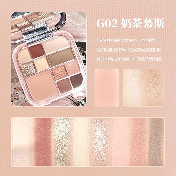 Gogo Tales Ethereal Soft Veil Comprehensive Powder Palette - 4 Types - #G03
