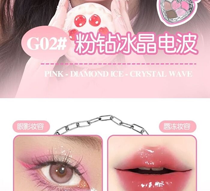Gogo Tales Heartbeat Joy Lip Jelly & Eyeshadow Palette - 5 Types - #G05