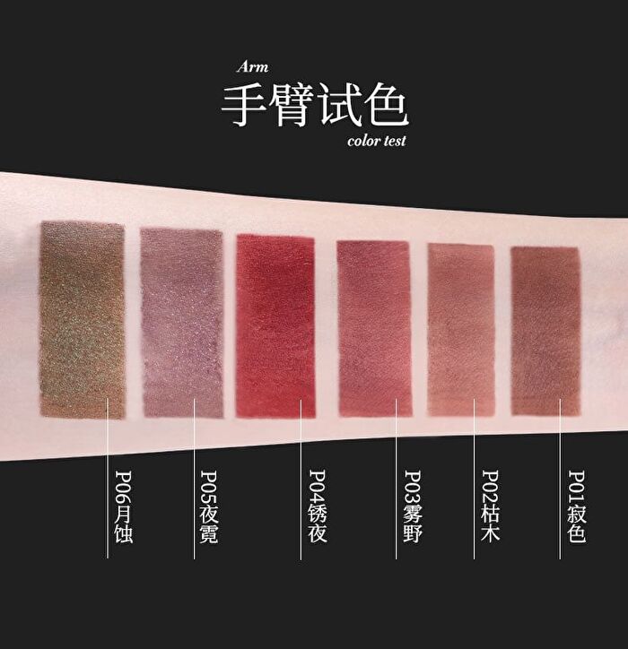 Misty Code Matte Lip Mud - 6 Colors - P04# Rusty Red - 2g