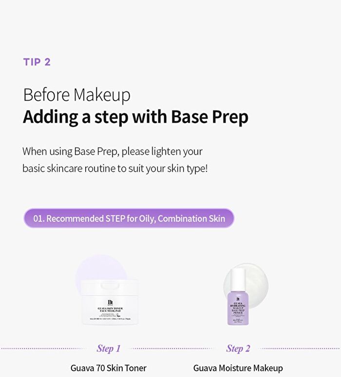 Guava Hydrating Makeup Base Prep Primer - 35ml