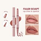 Focallure 2 in 1 Double-Ended Lip Liner Pencil - 6 Colors - #NU02 Mocha