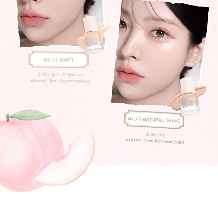 Long Wearing Foundation Mini - 4 Colors - #20 Peach