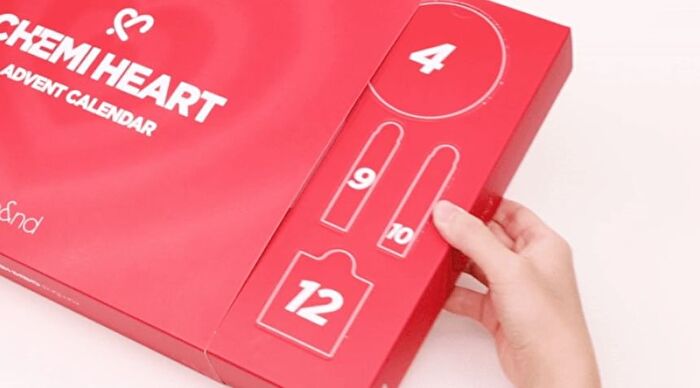 romand Chemi Heart Advent Calendar - 2 Types - #01 Warm