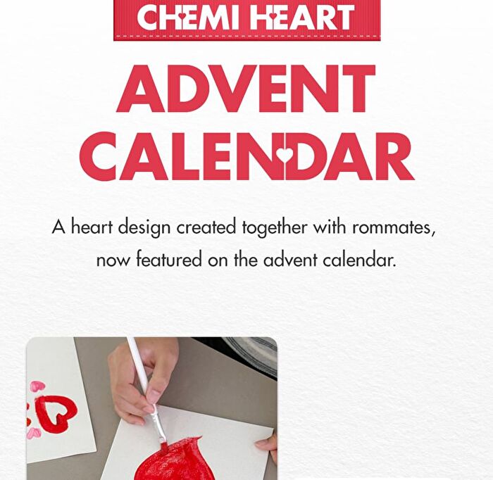 romand Chemi Heart Advent Calendar - 2 Types - #01 Warm