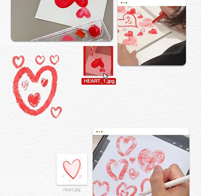 romand Chemi Heart Advent Calendar - 2 Types - #01 Warm