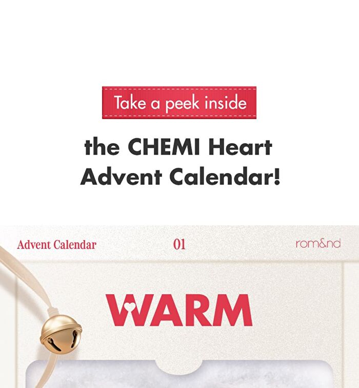 romand Chemi Heart Advent Calendar - 2 Types - #01 Warm