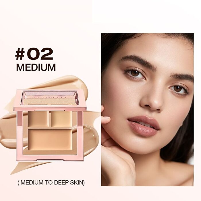 Flawless Concealer Palette  - 2 Shades - #01 Natural