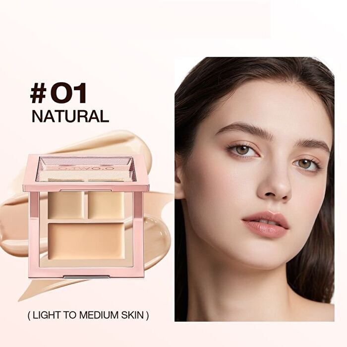 Flawless Concealer Palette  - 2 Shades - #01 Natural