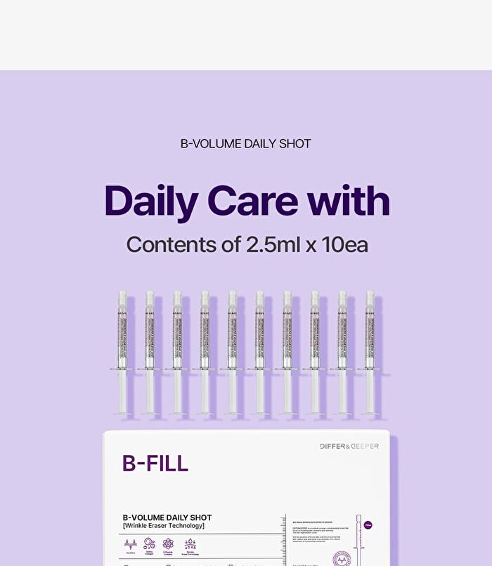 Differ & Deeper B-Volume Daily Shot - 2.5ml x 10 pcs