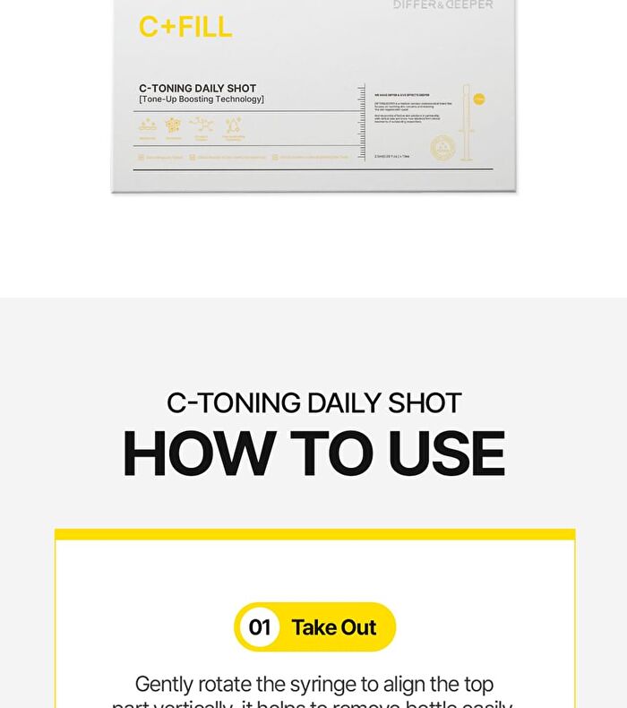 Differ & Deeper C-Toning Daily Shot Starter Pack - 2.5ml x 2 pcs