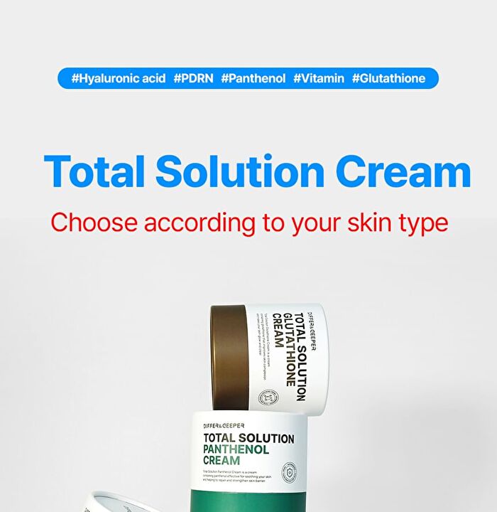 Differ & Deeper Total Solution Glutathione Cream - 70g
