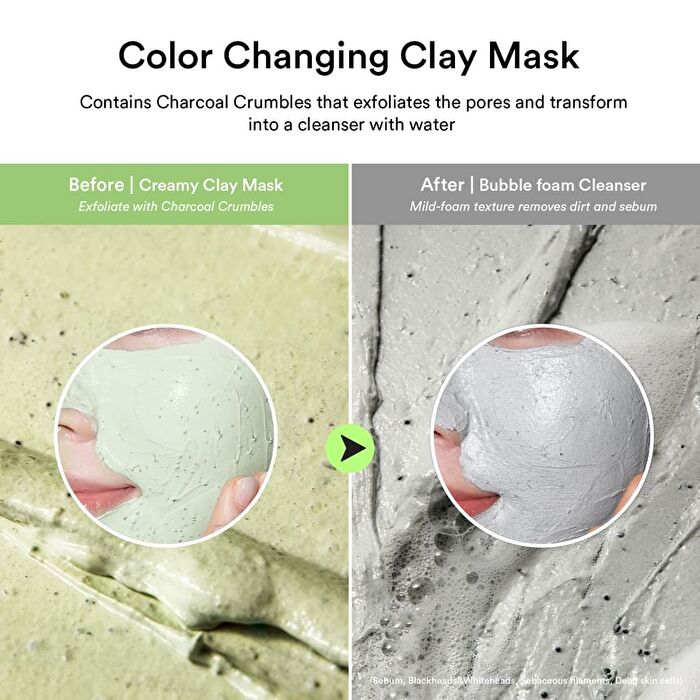 Pore Clay Pack Cleanser Heartleaf Charcoal Foam - 120ml