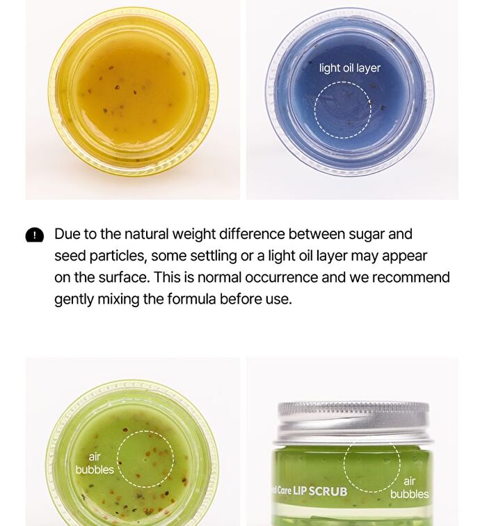 Seed Care Lip Scrub - 4 Types - #03 Muscat Dew
