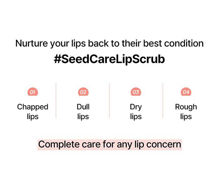 Seed Care Lip Scrub - 4 Types - #03 Muscat Dew