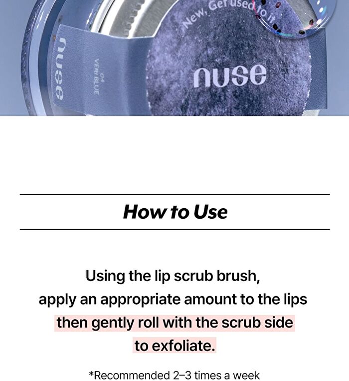 Seed Care Lip Scrub - 4 Types - #04 Veri Blue
