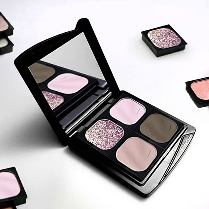 Quad Eyeshadow Palette - 3 Types - #01 Oolong Rose