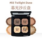 Quad Eyeshadow Palette - 3 Types - #02 Grayish Iris