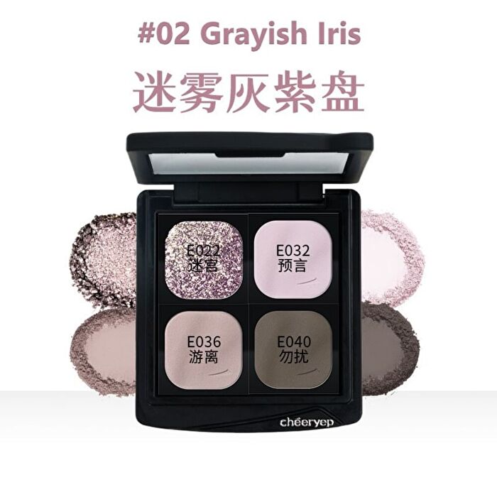 Quad Eyeshadow Palette - 3 Types - #03 Twilight Dune