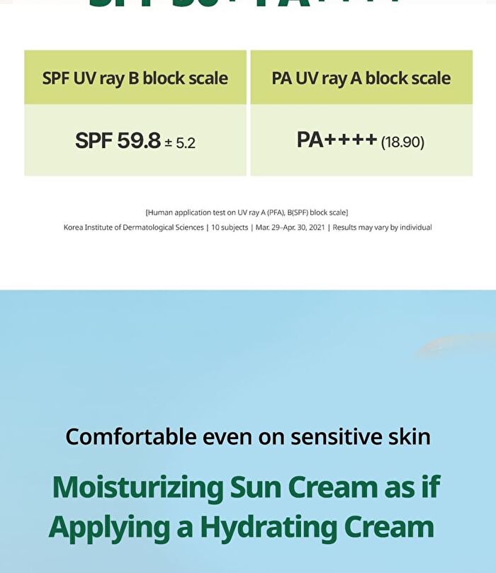 Heartleaf Calming Moisture Sun Cream Mini - 25ml