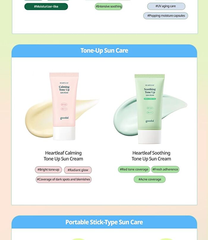 Heartleaf Calming Moisture Sun Cream Mini - 25ml