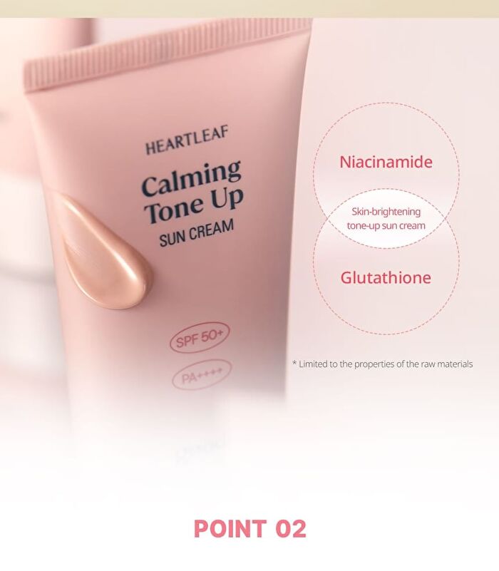 Heartleaf Calming Tone Up Sun Cream Mini - 25ml