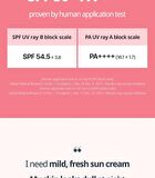 Heartleaf Calming Tone Up Sun Cream Mini - 25ml