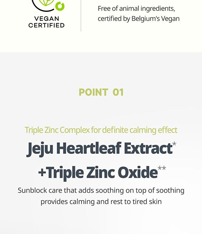 Heartleaf Calming Mineral Filter Sun Cream Mini - 25ml