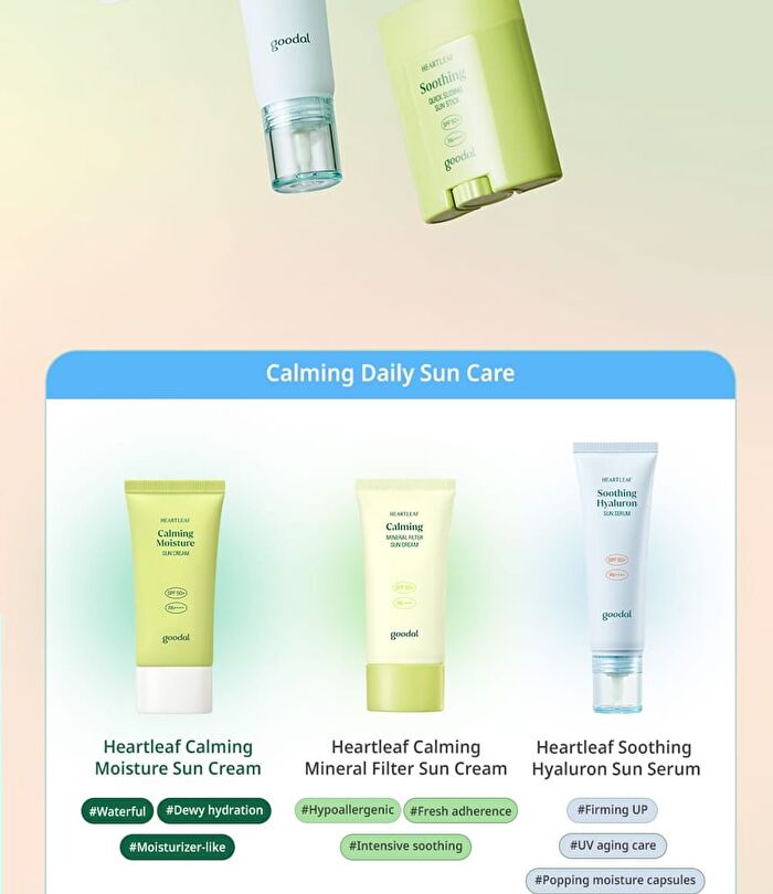 Heartleaf Calming Mineral Filter Sun Cream Mini - 25ml