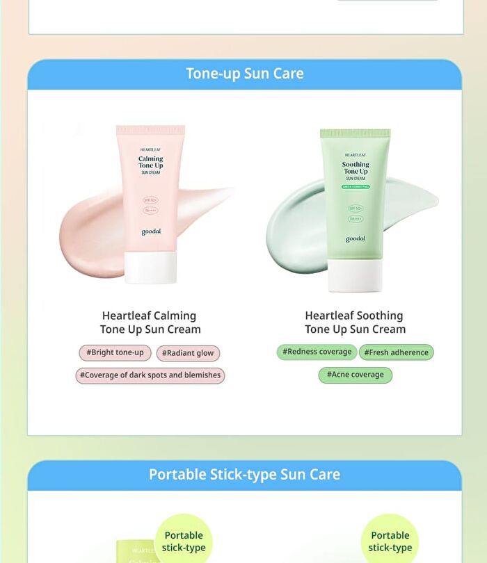 Heartleaf Calming Mineral Filter Sun Cream Mini - 25ml