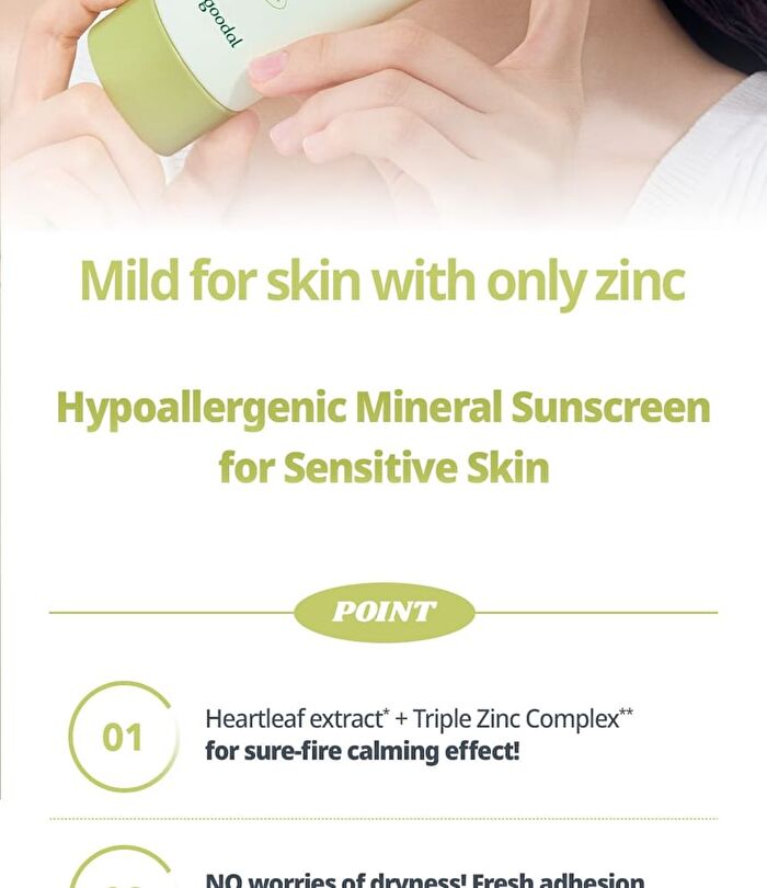 Heartleaf Calming Mineral Filter Sun Cream Mini - 25ml