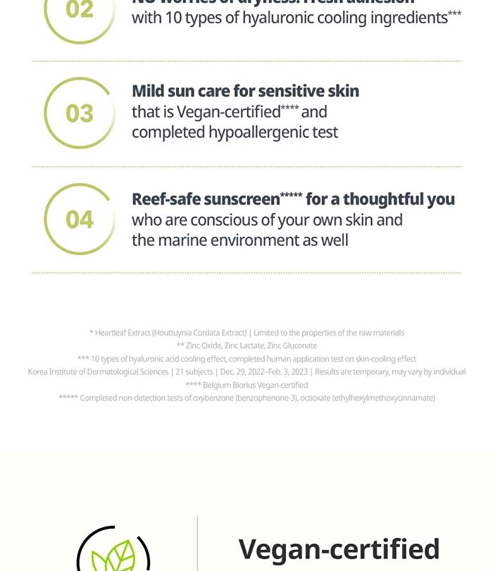 Heartleaf Calming Mineral Filter Sun Cream Mini - 25ml