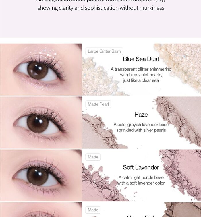 Glitterpedia Eye Palette - 8 Types - N°8 All Of Dancing Swan