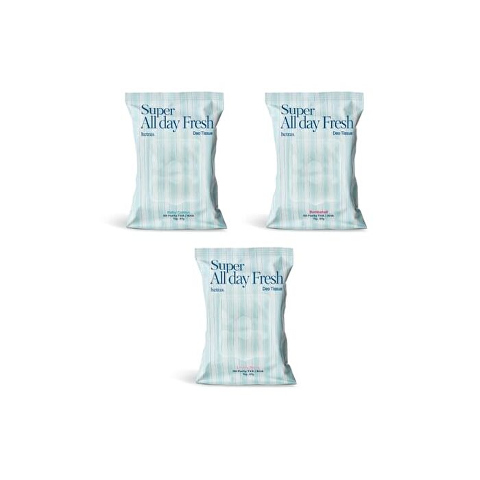Super All Day Fresh Deo Tissue - 3 Types - Baby Cotton