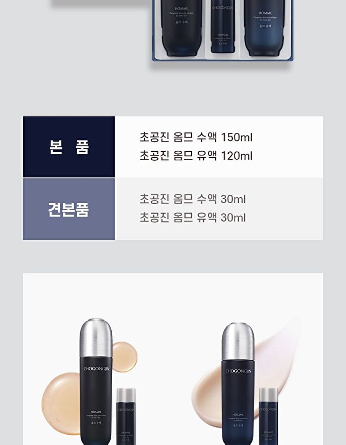 Chogongjin Homme Skin Care Set - 4 pcs