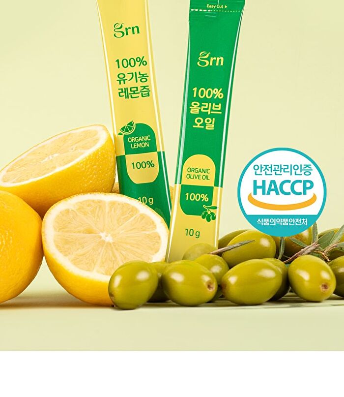 Olive Oil & Organic Lemon - 10g x 14 sticks