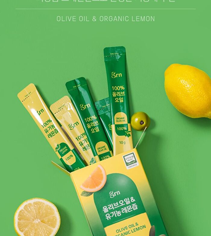 Olive Oil & Organic Lemon - 10g x 14 sticks