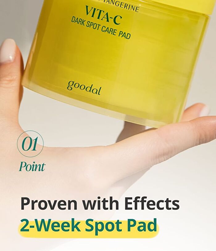 Green Tangerine Vita C Dark Spot Care Pad Alpha - 2025 Version - 70 pads