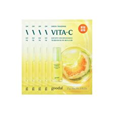 Goodal Green Tangerine Vita C Dark Spot Care Serum Mask Alpha Set - 2025 Version - 27g x 5 sheets