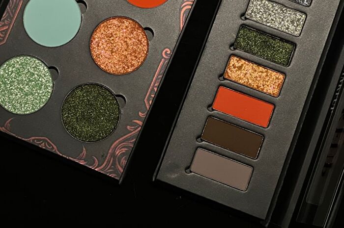 Shellwe Makeup Ghoul Nocturnal Flame 10 Color Chameleon Eye Shadow Palette - #Full Size - 9.5g