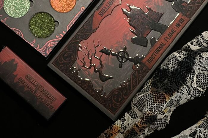Shellwe Makeup Ghoul Nocturnal Flame 10 Color Chameleon Eye Shadow Palette - #Mini Size - 5g