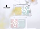 Hyntoor Spring Series Two-Tone Eyeshadow Palette - 10 Types - 022# Snow Cherry Blue - 3g
