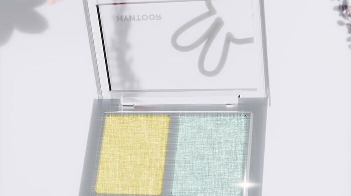 Hyntoor Spring Series Two-Tone Eyeshadow Palette - 10 Types - 026# Firefly Green - 3g