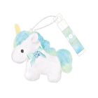Shobido Unicorn Lip Balm with Mint Blue Plush Keychain - 1 set