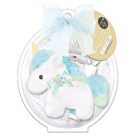 Shobido Unicorn Lip Balm with Mint Blue Plush Keychain - 1 set