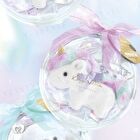 Shobido Unicorn Lip Balm with Pink Plush Keychain - 1 set