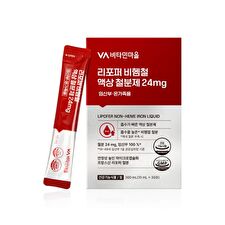 Vitamin village Lipofer Non-Heme Iron Liquid 24mg - 10ml x 30 sticks