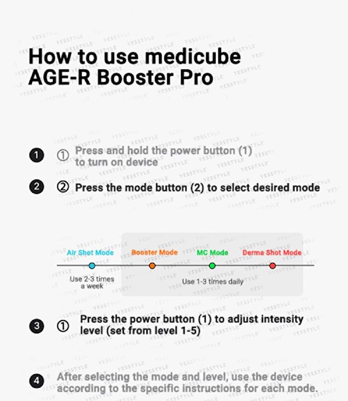 AGE-R Booster Pro Yellow Edition - 1 Set (English Version)