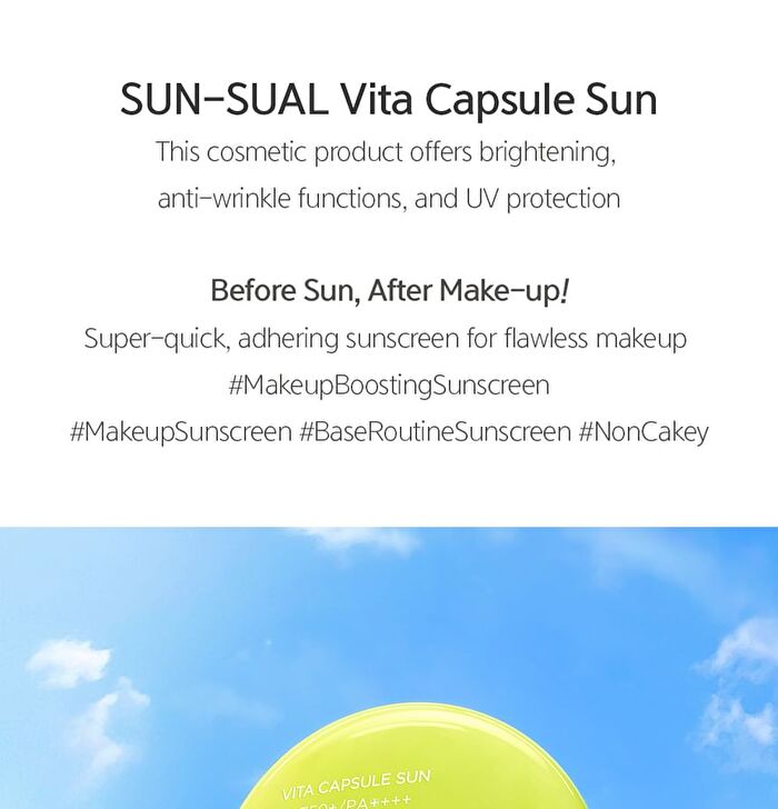 Jung Saem Mool Sun Sual Vita Capsule Sun - 50ml